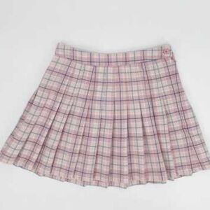 Aeropostale pink pleated mini skirt size Medium